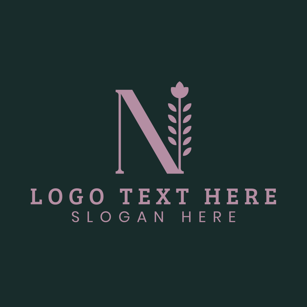 Skincare Brand Letter N Logo | BrandCrowd Logo Maker