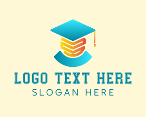 Graduate - Graduation Scholar Degree logo design