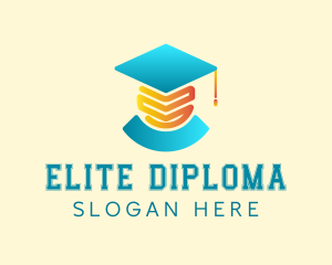 Diploma - Graduation Scholar Degree logo design