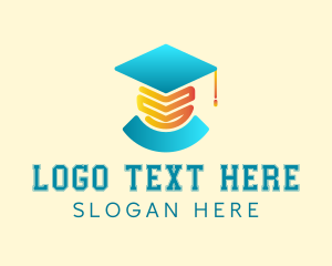 Thinking - Graduation Scholar Degree logo design