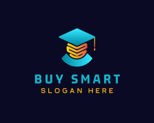 Graduation Cap Degree logo design