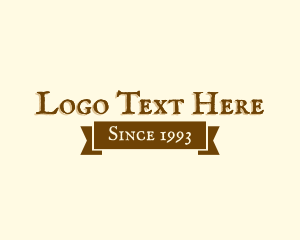 Old School - Old Vintage Wordmark logo design