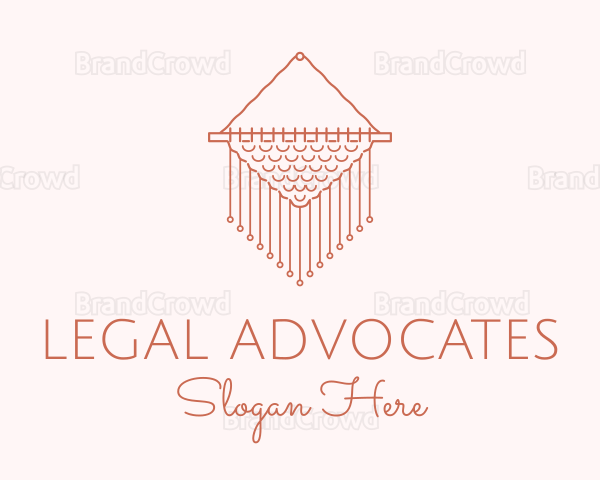 Macrame Woven Decoration Logo