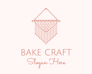 Macrame Woven Decoration logo design