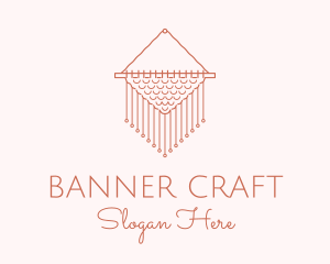 Macrame Woven Decoration logo design