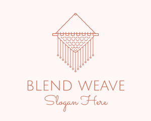 Macrame Woven Decoration logo design