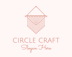 Macrame Woven Decoration logo design