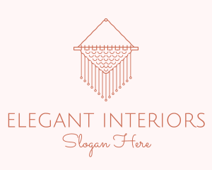 Macrame Woven Decoration logo design