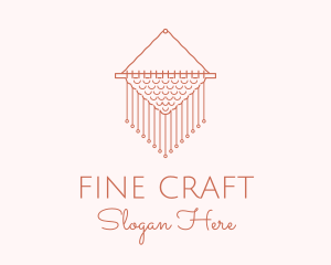 Macrame Woven Decoration logo design