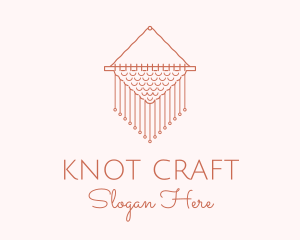 Macrame Woven Decoration logo design