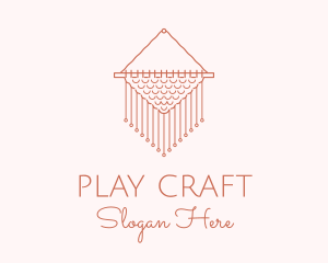 Macrame Woven Decoration logo design