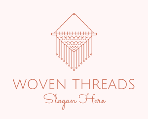 Woven - Macrame Woven Decoration logo design