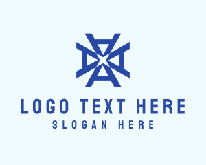 Modern - Modern Star Letter A logo design