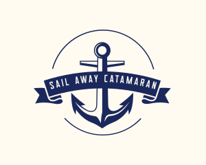 Navy Anchor Sail logo design