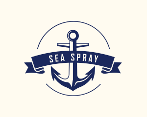 Navy Anchor Sail logo design