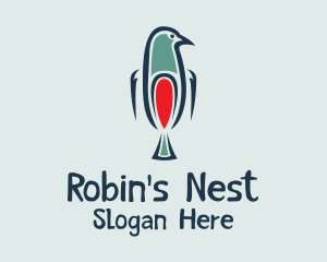 Robin Bird Wildlife logo design