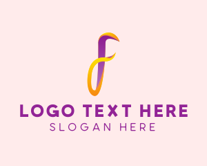 Fashion - Colorful Letter F logo design