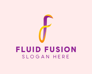 Colorful Letter F  logo design