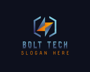 Thunder Tech Bolt logo design