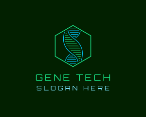 Genetics - Biotech DNA Leaf logo design
