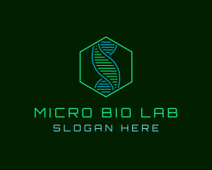 Biotech DNA Leaf logo design