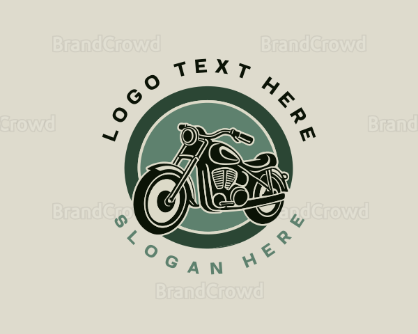 Detailing Motorcycle Garage Logo