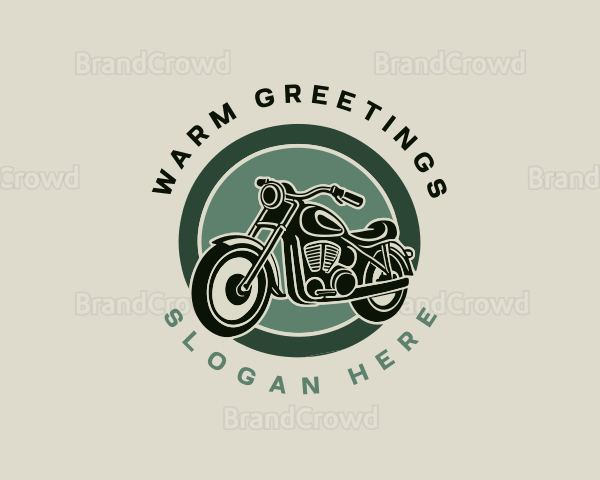 Detailing Motorcycle Garage Logo