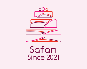 Chef - Multicolor Wedding Cake logo design