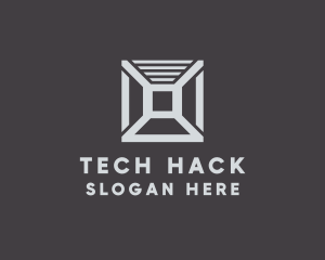 Generic Tech Cube logo design