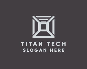 Generic Tech Cube logo design