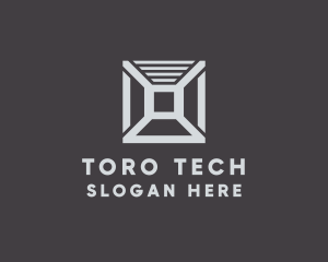 Generic Tech Cube logo design