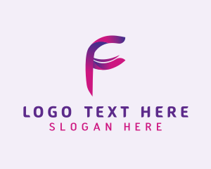 Letter F - Modern Designer Letter F logo design