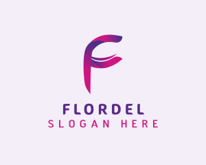 Modern Designer Letter F logo design