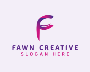 Modern Designer Letter F logo design