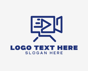 Videography - Media Videography Camera logo design