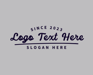 General - Casual Hipster Business logo design