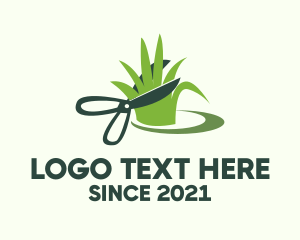 Worker - Lawn Care Worker logo design