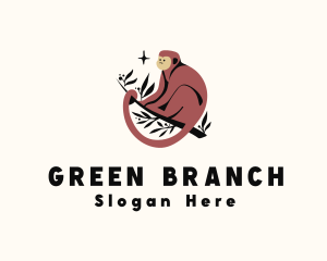 Branch - Jungle Monkey Branch logo design