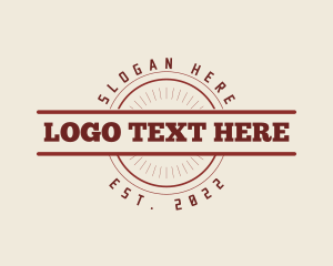 Denim - Retro Diner Restaurant Badge logo design