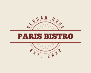 Retro Diner Restaurant Badge logo design