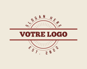 Denim - Retro Diner Restaurant Badge logo design