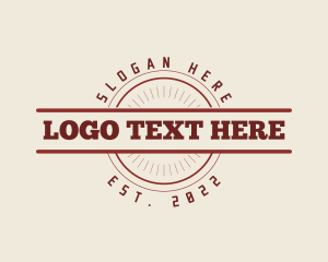 Leather - Retro Diner Restaurant Badge logo design
