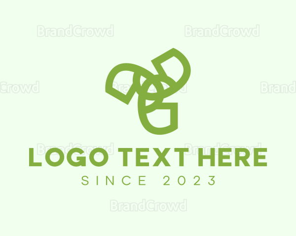 Abstract Propeller Pattern Logo