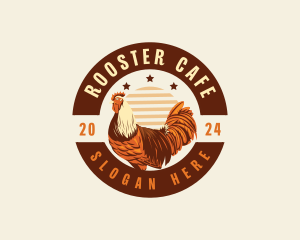 Chicken Rooster Poultry logo design