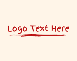 Preschooler - Creative Painter Brush logo design
