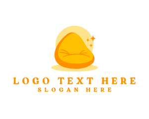 Seat - Bean Bag Chair logo design