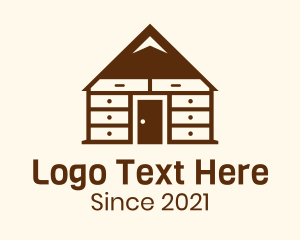 Furniture - Mountain House Cabinet logo design