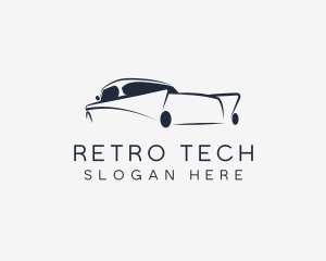 Retro Car Detailing logo design