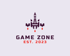 Game Floating Tower logo design