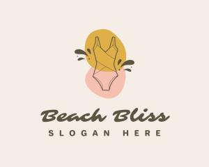 Swimwear - Vintage Tropical Swimwear logo design